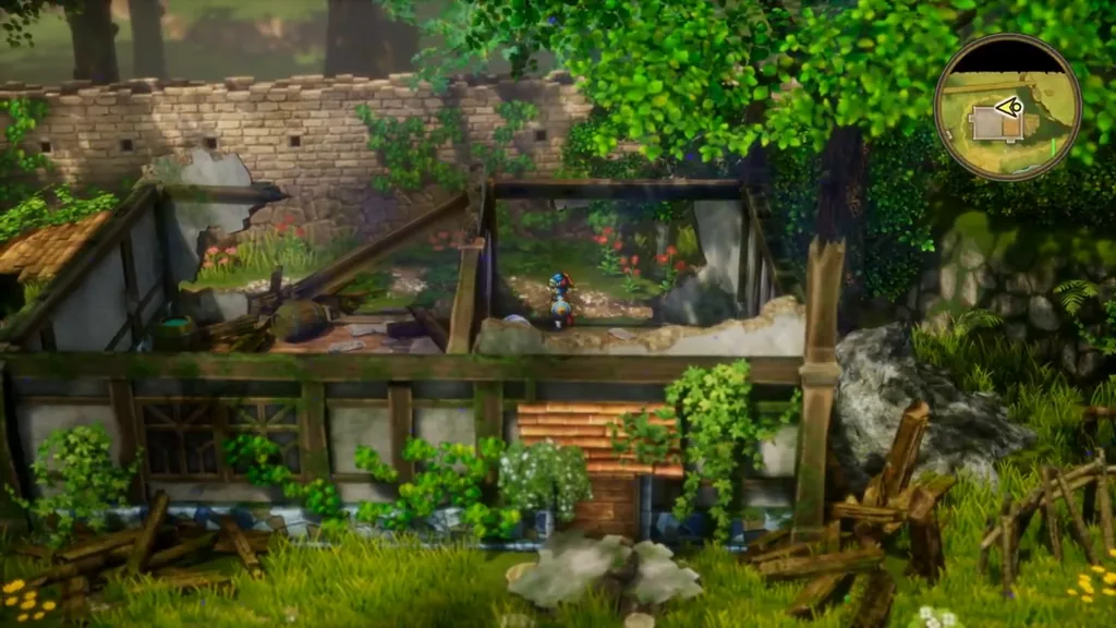 The ruined house in the Nameless Ruins that hides a Ruby Wristband