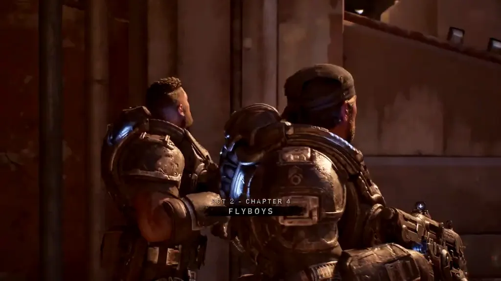 Marcus and Dom with the Act 2 Chapter 4 title
