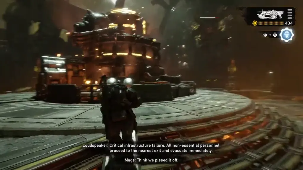 The round platform at the refinery core
