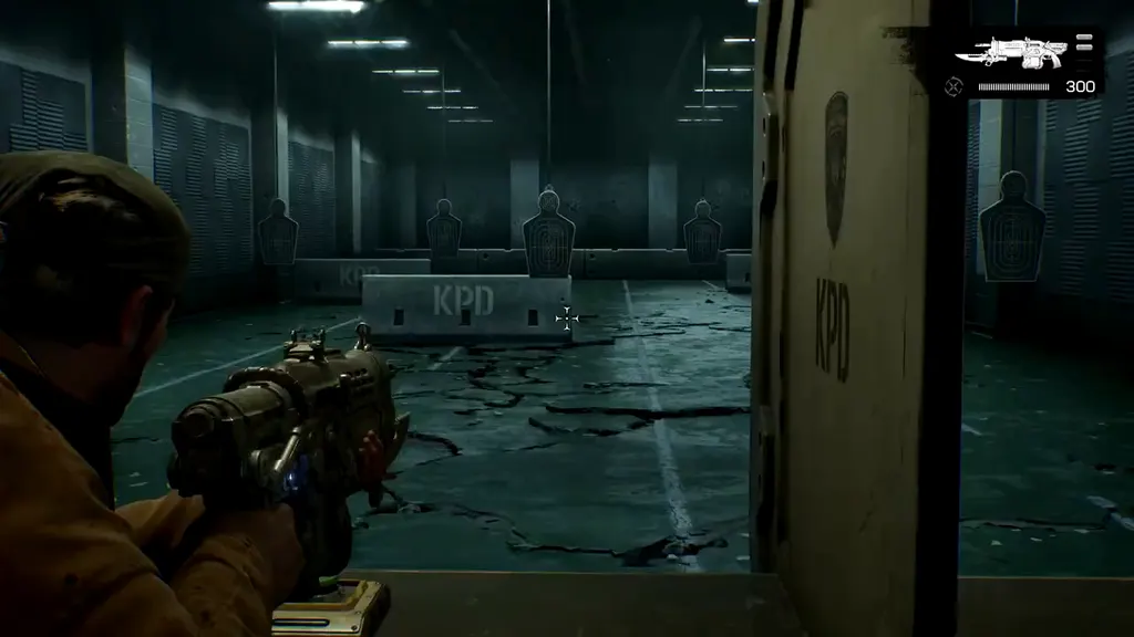 The KPD shooting range with paper targets