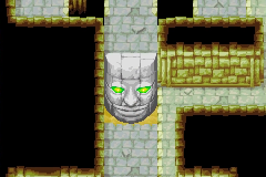 The stone face that pushes you away