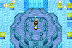 The middle platform with the Aquarius Stone chest