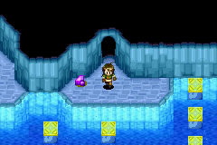 Platforms in the water inside Aqua Rock