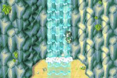 The current flowing upward to the summit