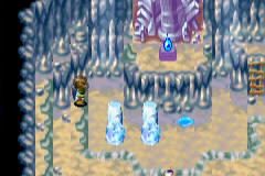 Ice pillars leading to the Sea God’s Tear