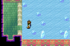 The ice cleared by the dragon’s fireball