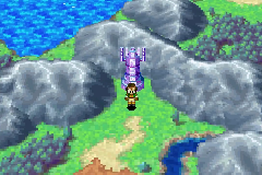 Jupiter Lighthouse among the mountains