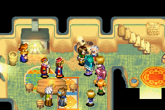 The mayor’s family in their house in Madra