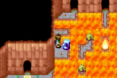The way down to the Magma Ball
