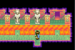 The room with four statues