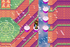 Floating platforms on the way to the aerie