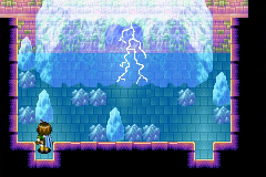 The huge block of ice