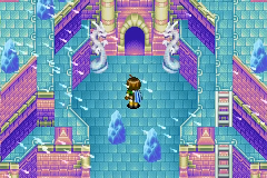 The frozen lobby of Mars Lighthouse