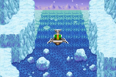 Blasting through the wall of ice