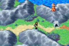 The cave of the Shrine of the Sea God on the world map