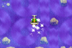 Circling a small volcano to stop the current