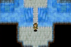 The flooded first room of the tower