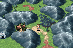 Altin in the mountains on the world map