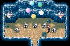 The color roulette above the stones
