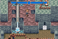 The spring and pipe in room 2 of the first final