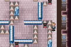 The pillar puzzle in the second cave