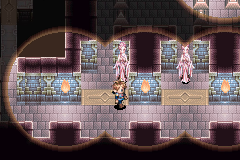 The statue room in the fourth cave