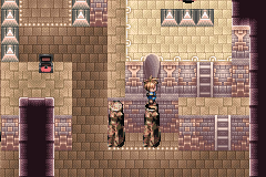 The two pillars at the start of the sixth cave