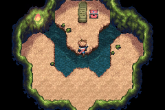 The cave with the Orb of Force chest