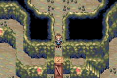 The crate you push down to cross