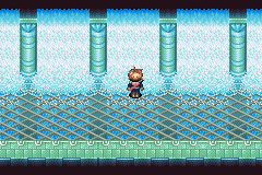 The long hall of waterfalls where Sleet hides