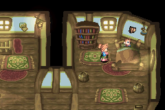 Isaac’s house in Vale at the start of Golden Sun