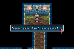 Isaac opening the chest with the first Small Jewel