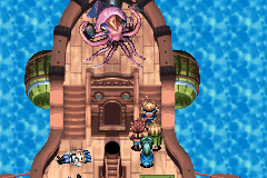 The Kraken climbing onto the deck