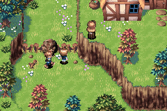 The boulder blocking the path on the left side of Vale