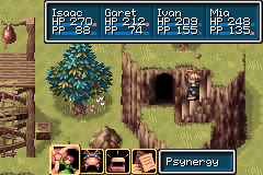 The cave exit in Vault where Sap is waiting