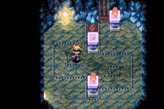 The dripping-water torch puzzle in Vault Cave
