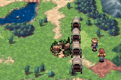 Wagons leaving Vault in a hurry