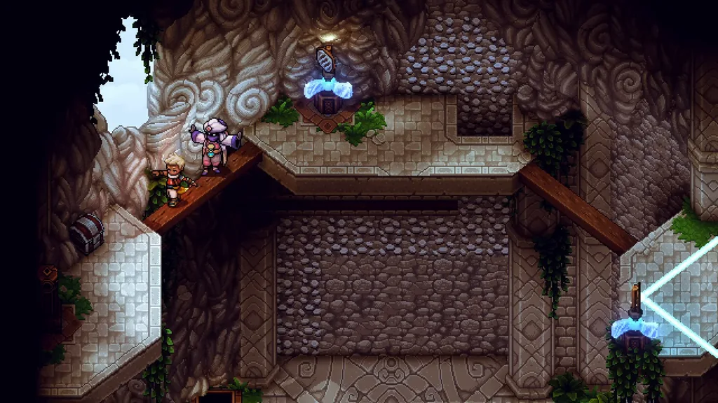 A stone chamber in the Air Elemental Skyland