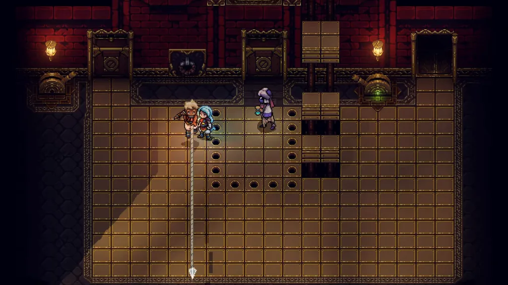 The cog-block puzzle room in Clockwork Castle