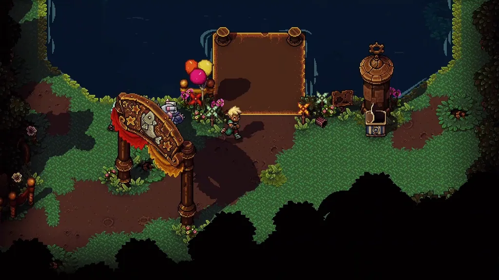 The entrance of Bounty Basin, the first fishing pond of the DLC