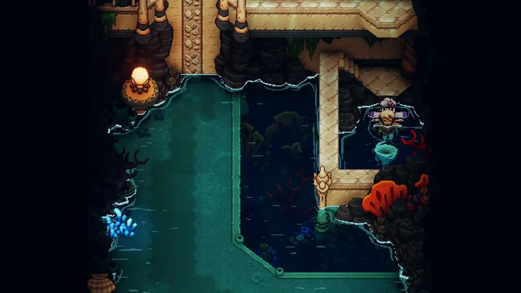 A flooded chamber below Docarria