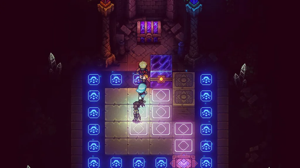 The block puzzle in the Evermist Solstice Shrine