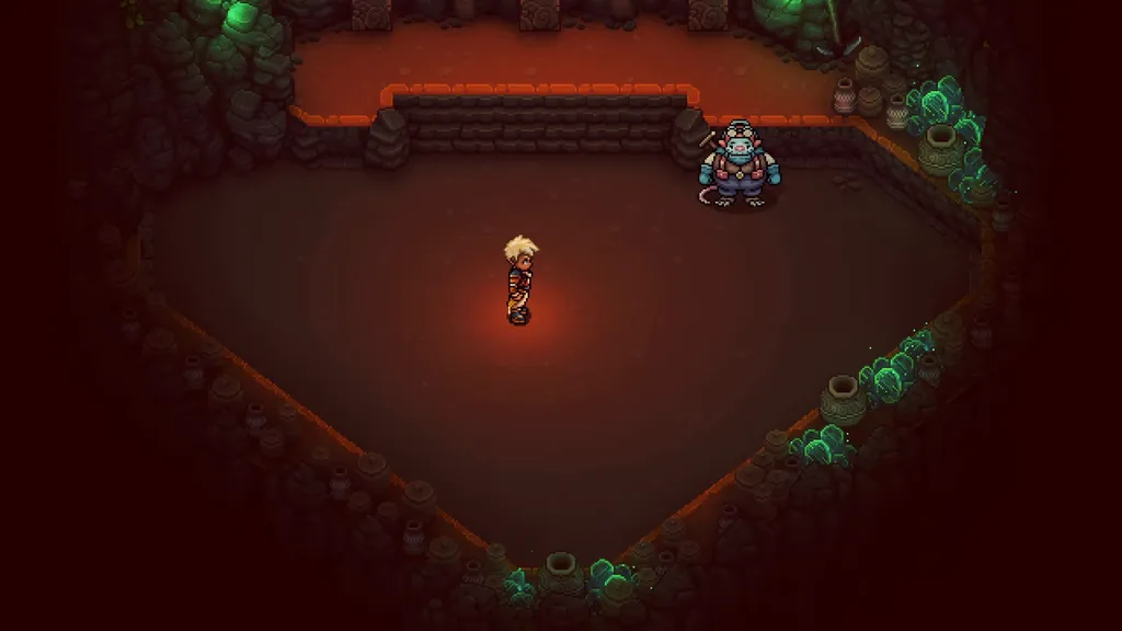 A round chamber in the Fleshmancer’s Lair