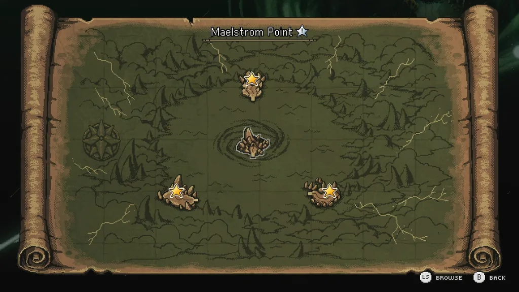 The map of Maelstrom Point