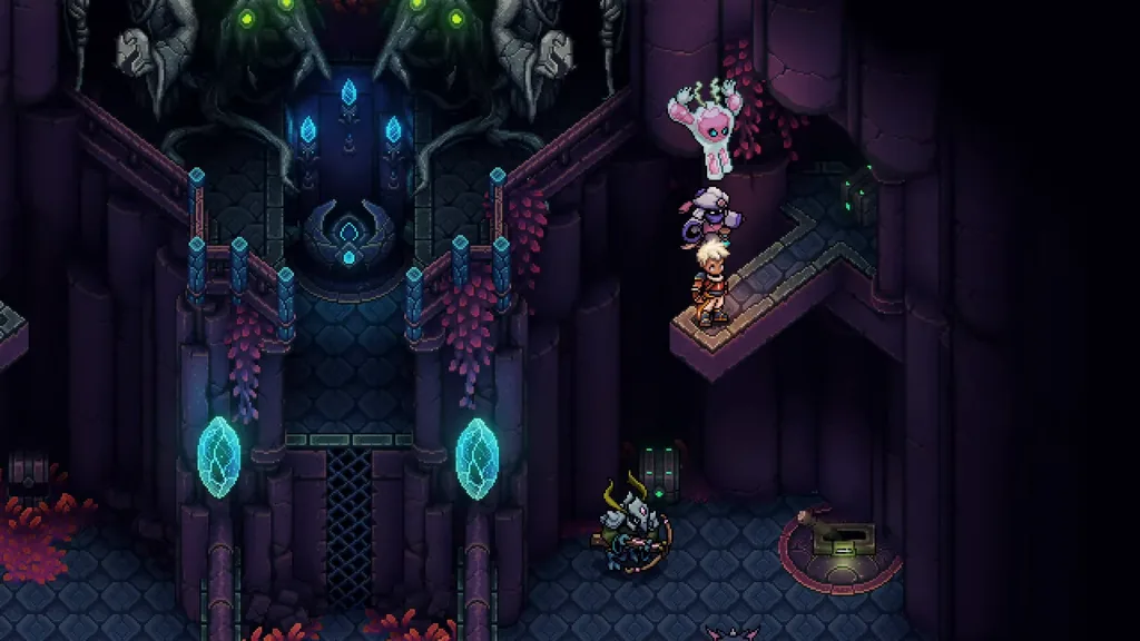 A dark hall in the Sacrosanct Spires