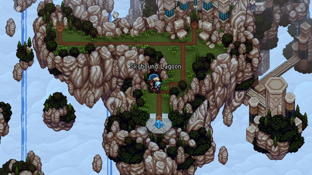 Skybound Lagoon from above