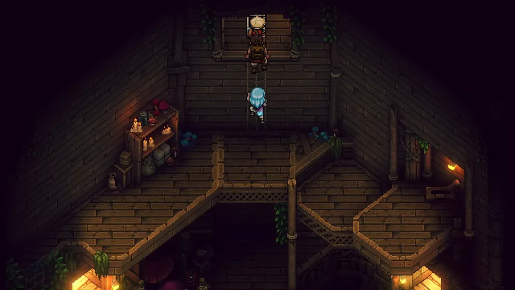 Inside a wooden house in Songshroom Marsh